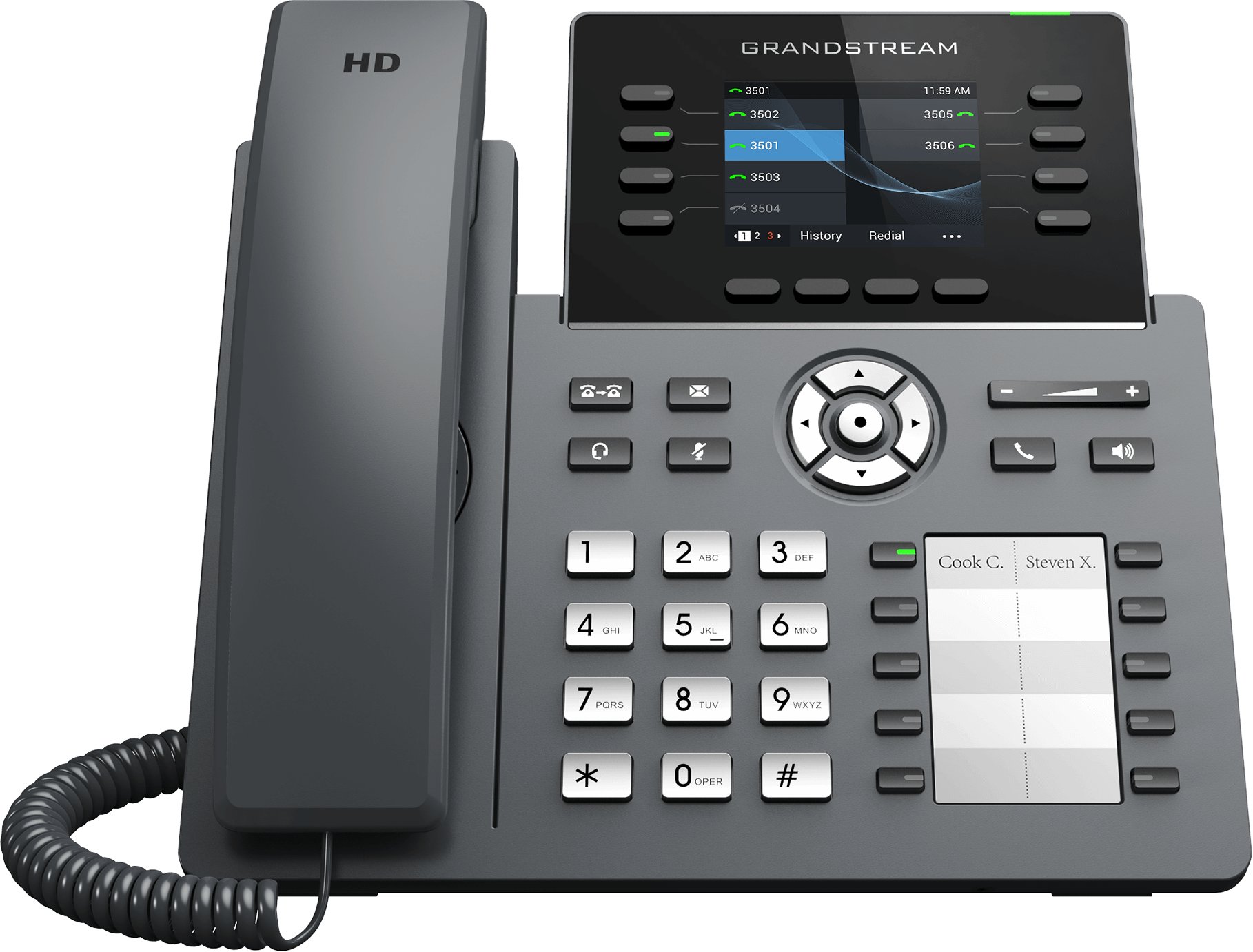 Grandstream 8 Line Carrier WiFi Desk Phone | GRP2634