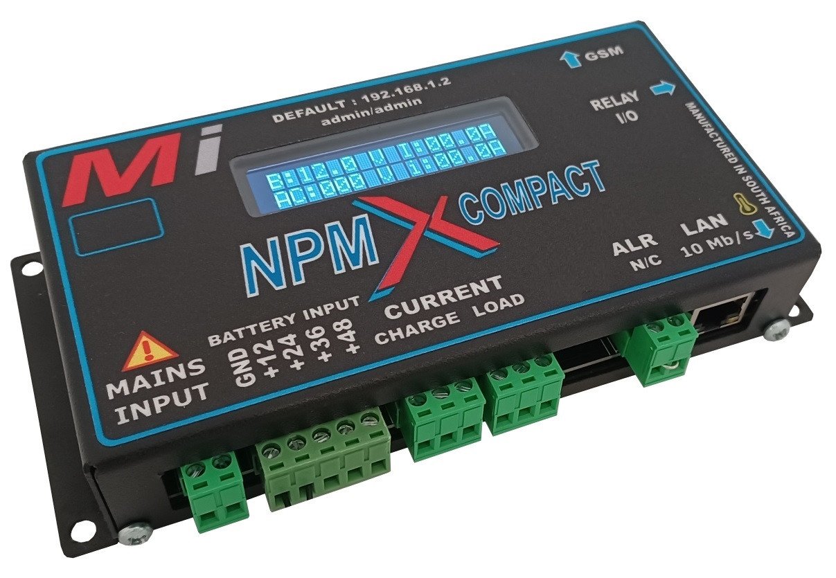 Micro Instruments Compact 12-60V  Remote Network Power Monitor | NPM-X-Compact