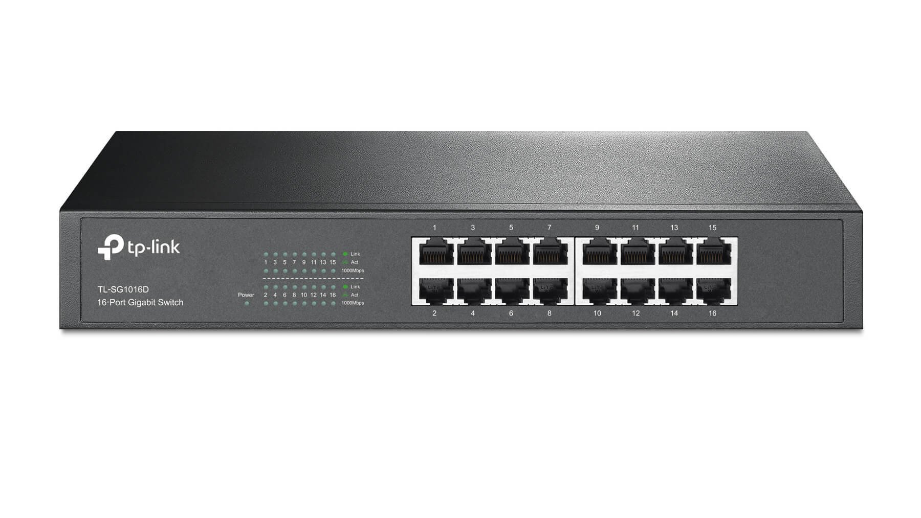 TP-Link 16-Port Gigabit Easy Smart Switch | TL-SG1016DE