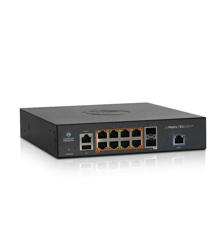 Cambium cnMatrix 10P PoE Switch | CB-CNM-EX2010-P