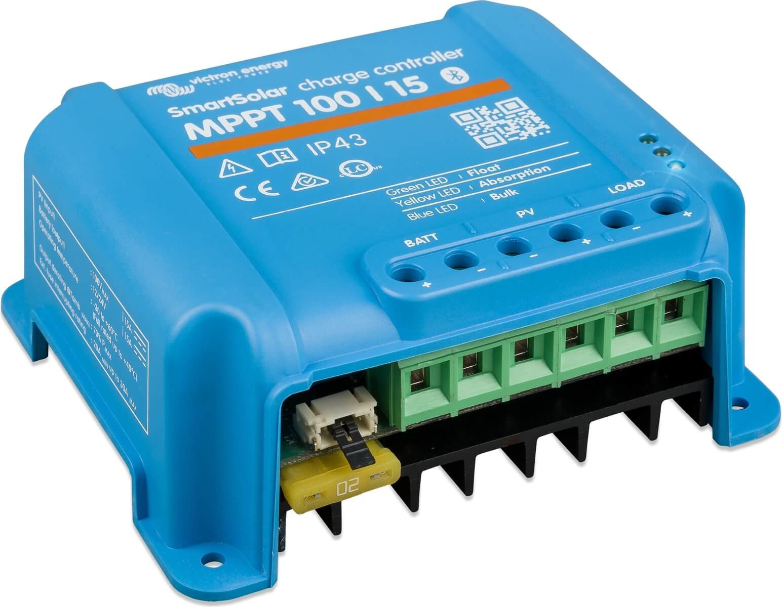 Victron SmartSolar MPPT 100/15 Charge Controller | VIC-SSC10015-MPPT