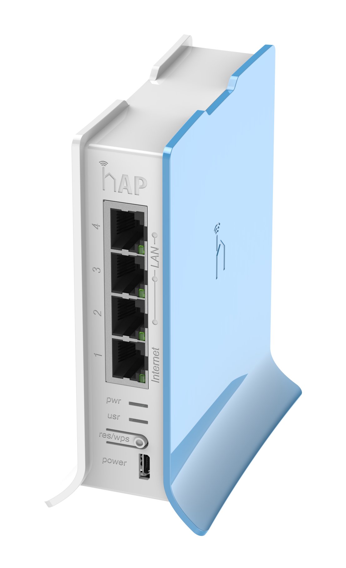 MikroTik hAP Lite Tower 4 Port WiFi 4 Router | MT-RB941-2ND