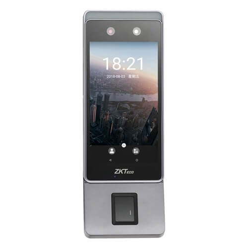 ZKTeco - 2MP Wireless Facial Recognition Time &amp; Attendance Terminal with Fingerprint
