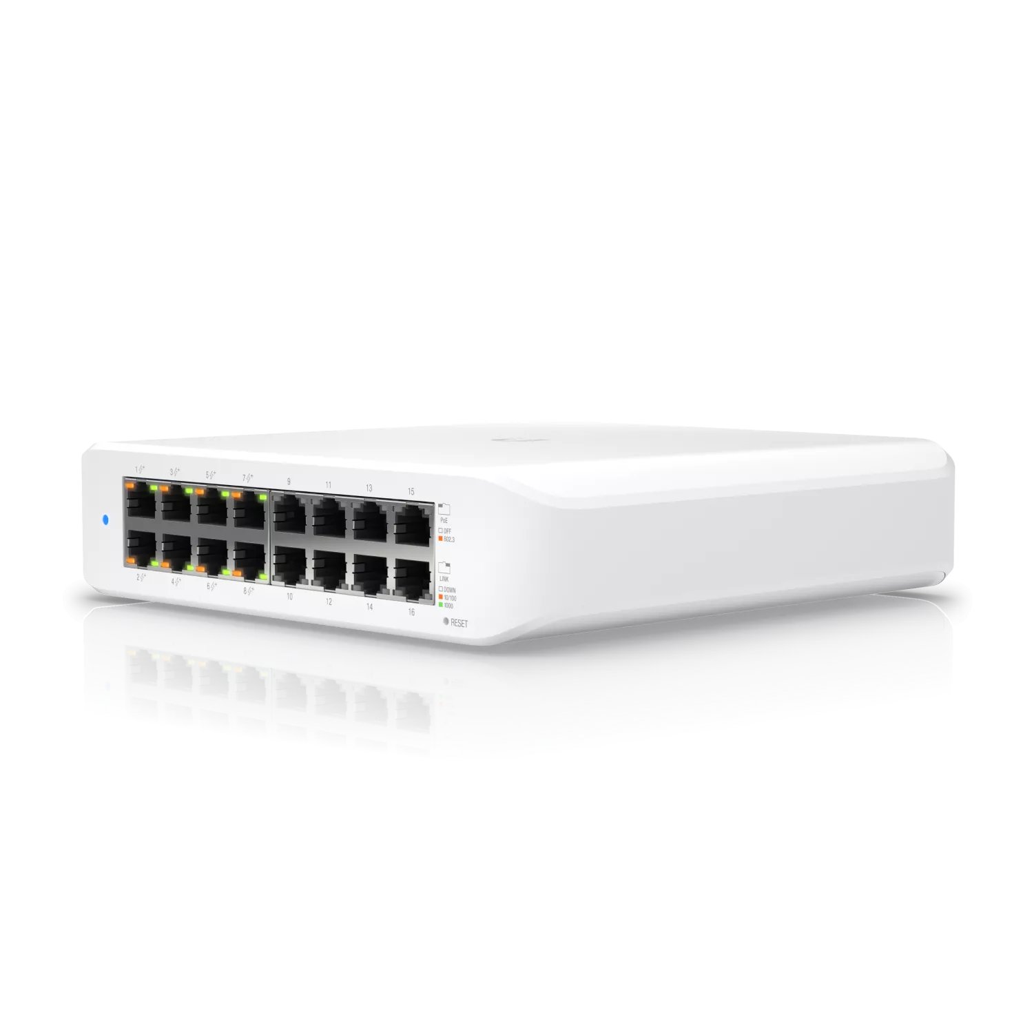 Ubiquiti UniFi Lite 16 Port Gigabit 8PoE 45W Switch | USW-Lite-16-POE