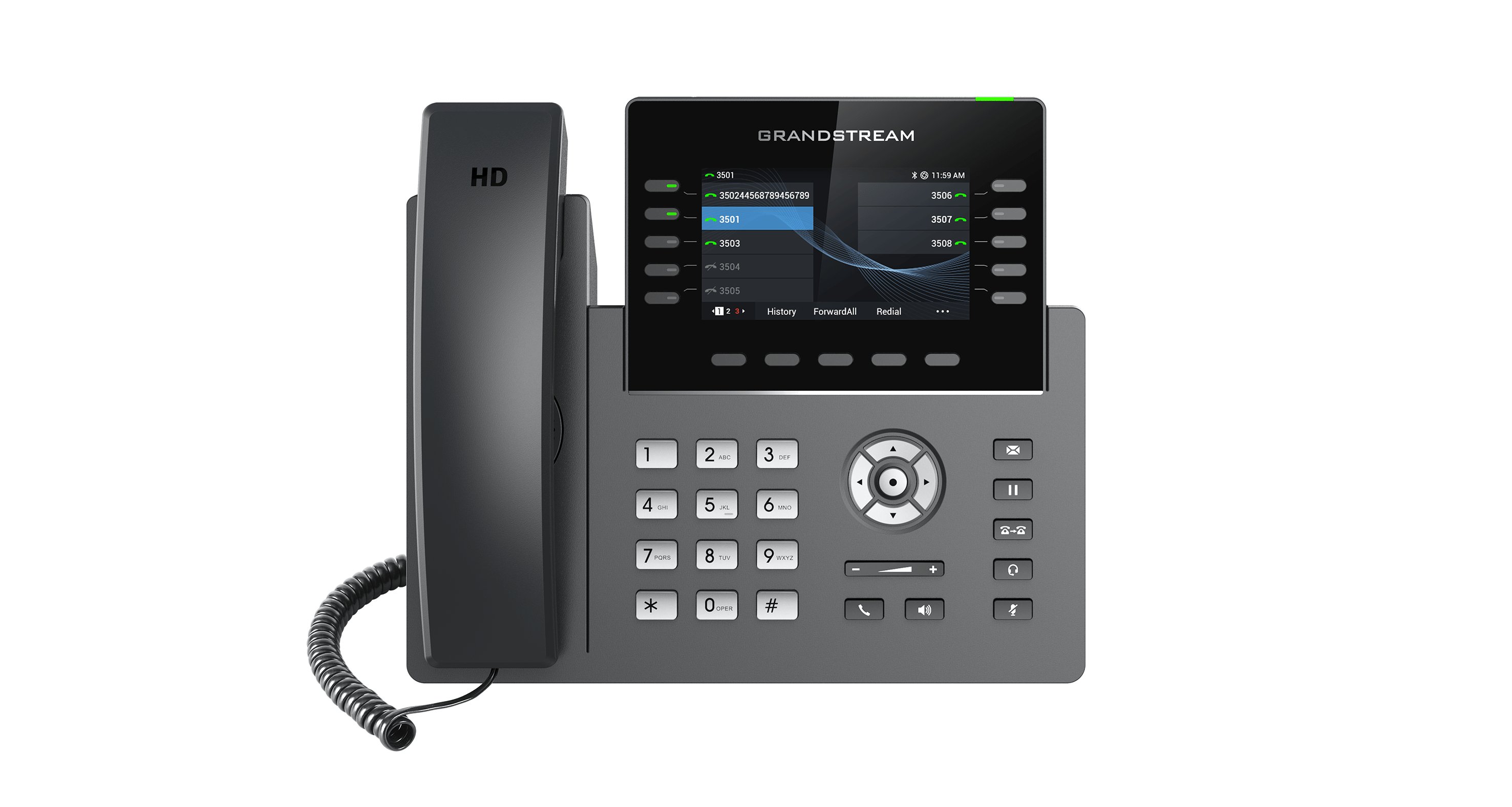 Grandstream 10 Line Carrier Wi-Fi Desk Phone | GRP2615